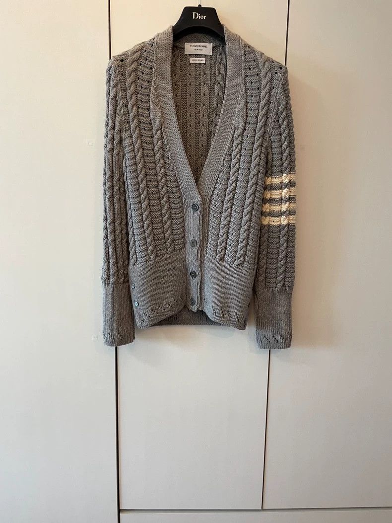 Thom Browne Thom Browne Knitted overcoat Size S / US 4 / IT 40 - 1 Thumbnail