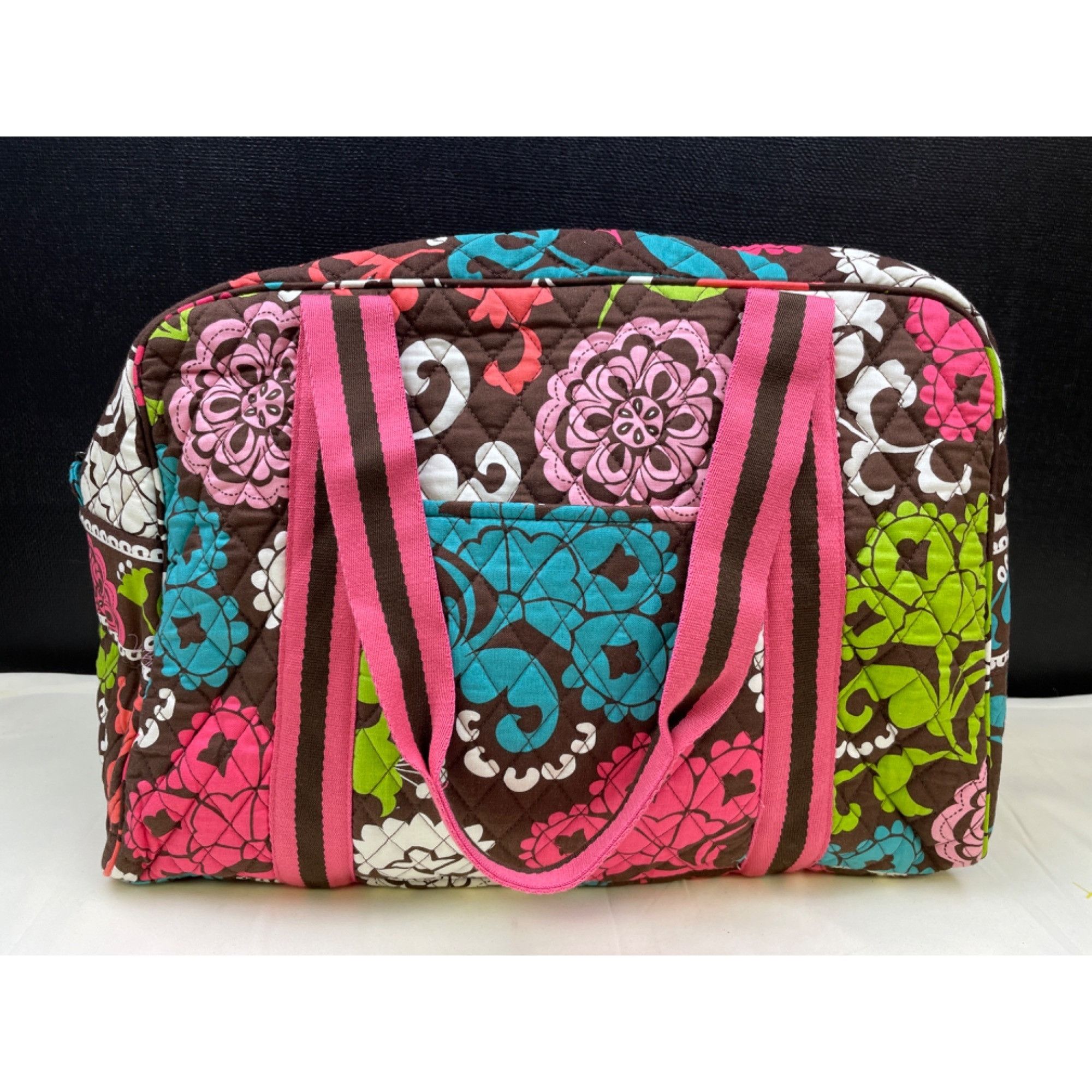 Vera Bradley Vera Bradley Lola Floral Retired Women's Tote Bag Pink Multi Size ONE SIZE - 1 Thumbnail