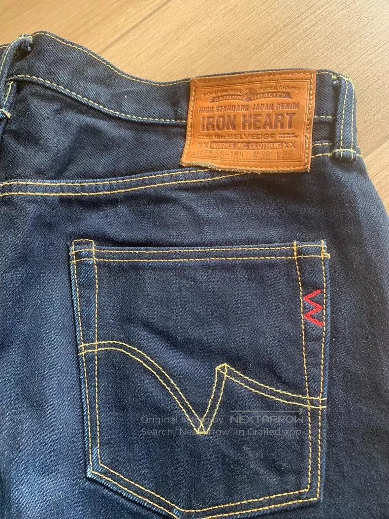 Iron Heart Iron Heart 18oz heavyweight classic jeans Size US 36 / EU 52 - 3 Thumbnail