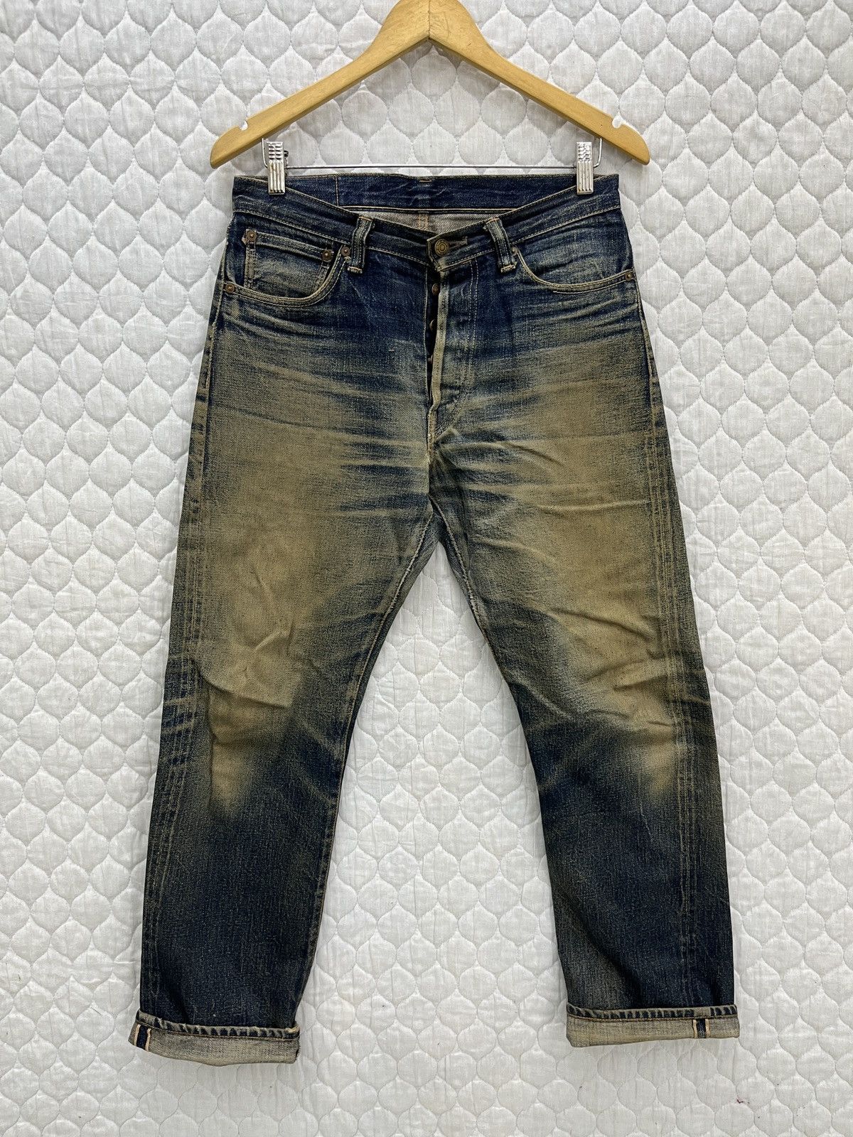 Vintage 🔥🔥🔥ARCHIVE VTG JELADO JAPAN FADED ART SELVEDGE DENIM Size US 31 - 1 Thumbnail