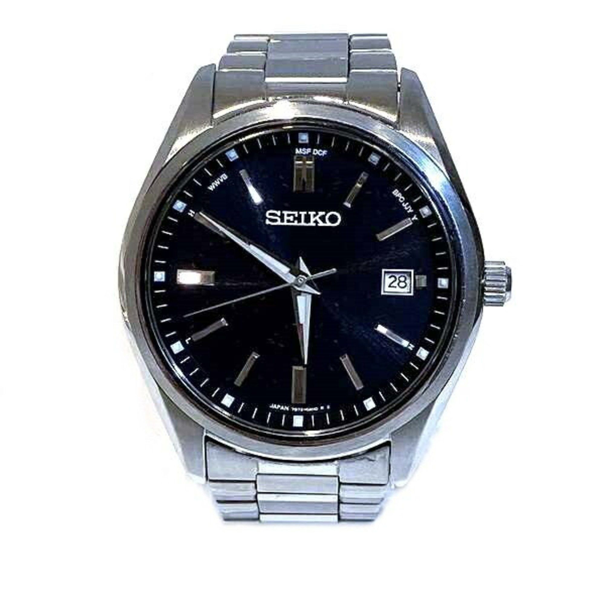 image of Seiko Selection 7B72-0Ac0 Radio Solar Watch Men's in Black