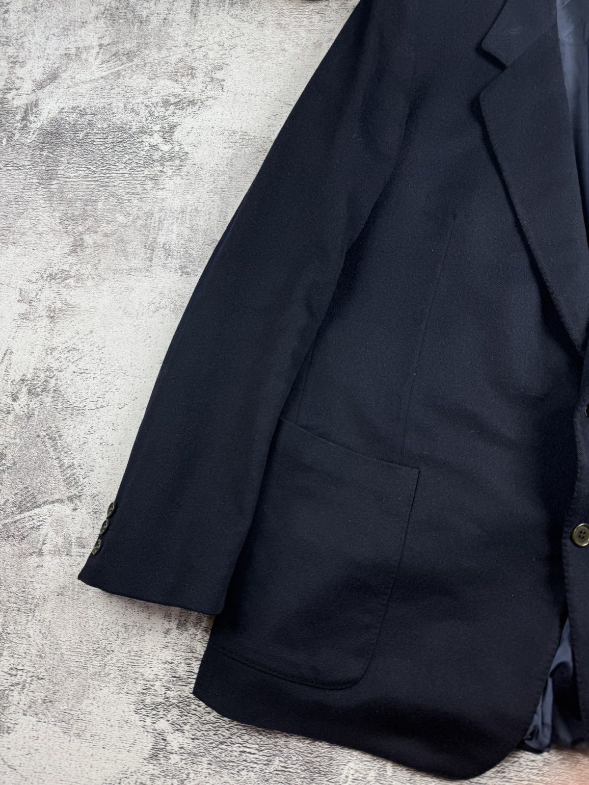 Saint Laurent Paris Saint Laurent Rive Gauche Vintage 54R Cashmere Classic Luxury Blazer Suit Jacket Size 54R - 7 Thumbnail