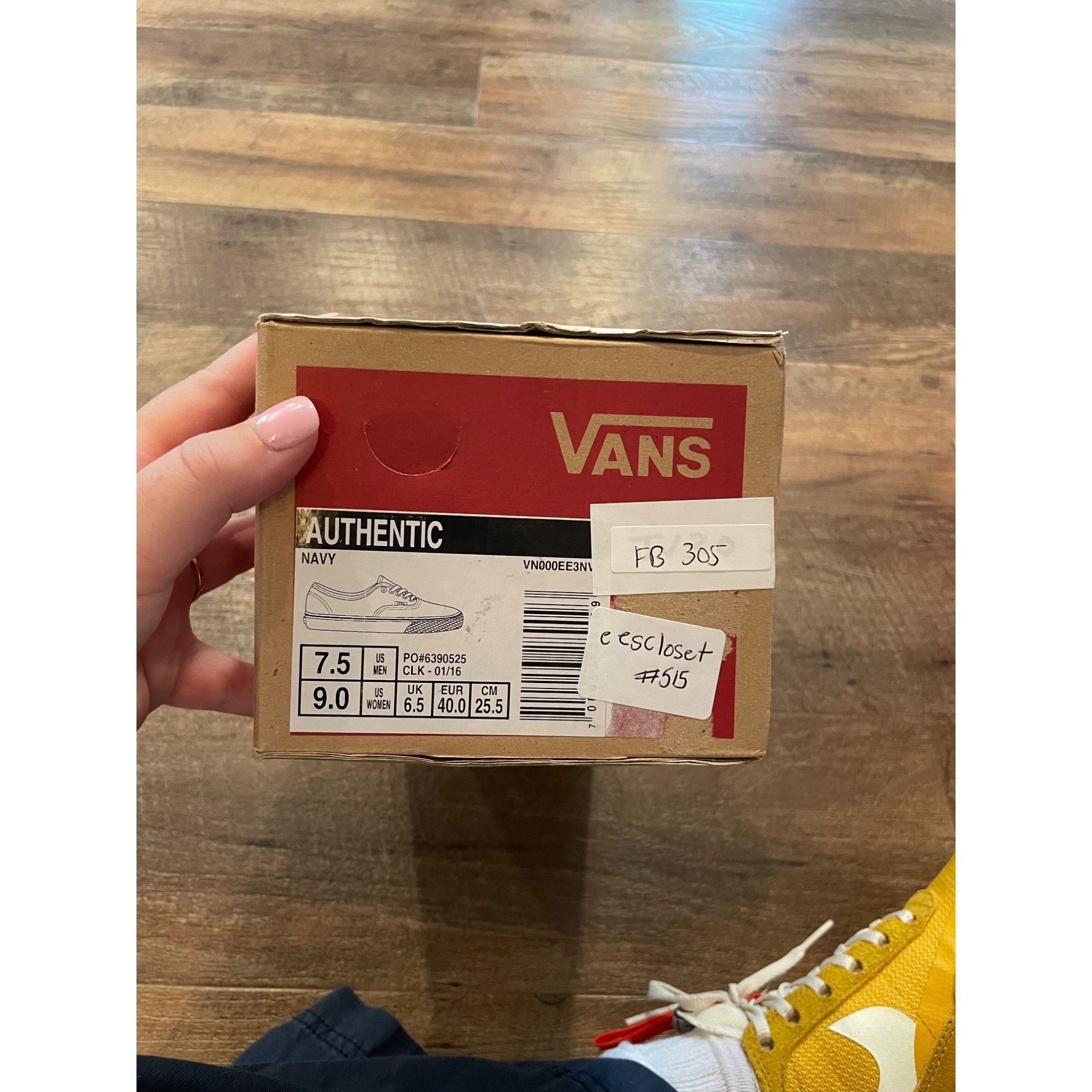 Vans BNWT Vans Navy Blue Vans Authentic Skate Shoes Men’s 7.5 Wom Size US 7.5 / EU 40-41 - 2 Thumbnail