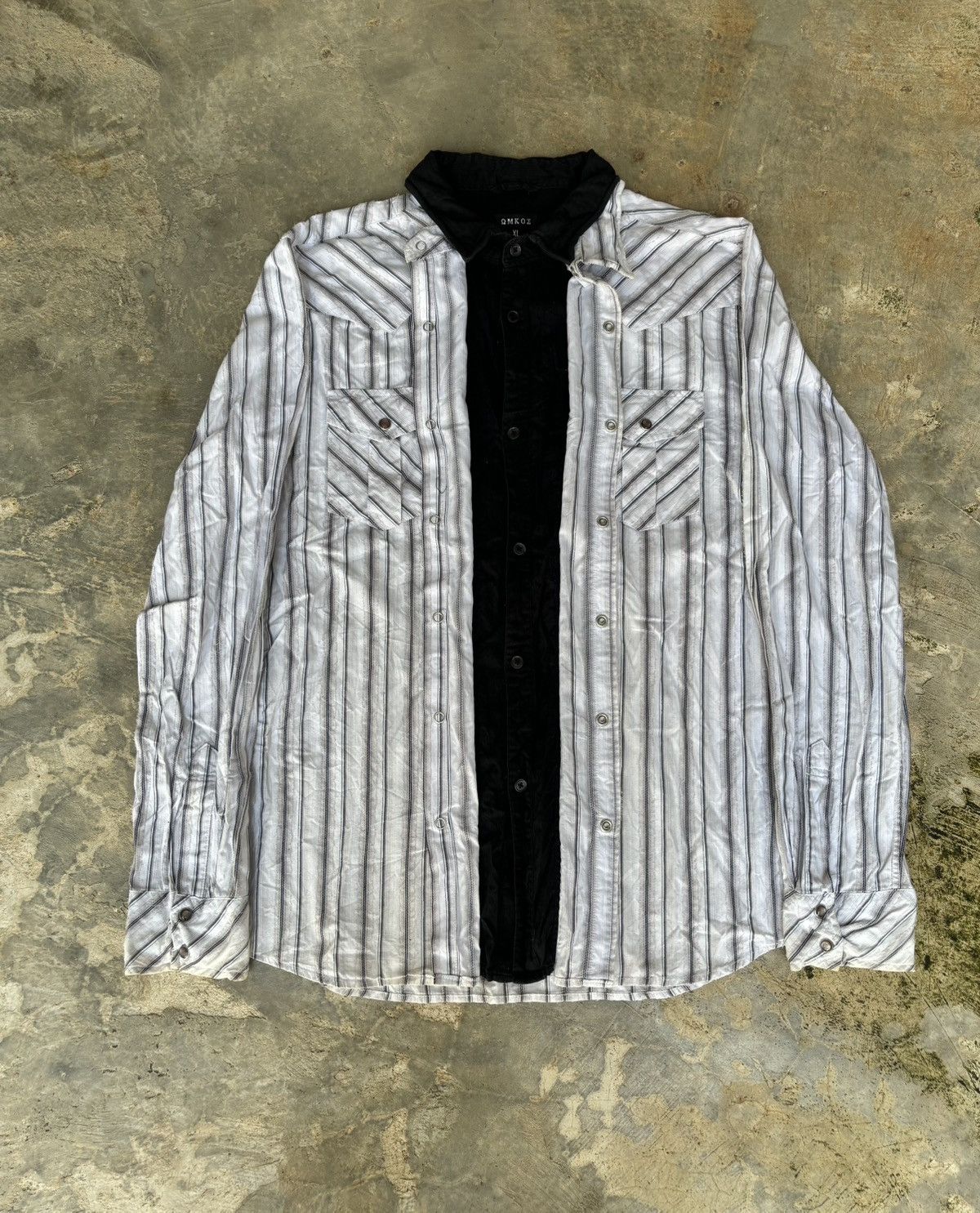 Hysteric Glamour Y2k Double Layer Omkoe Ifwixwasnine Punk Style Shirt Size US XL / EU 56 / 4 - 1 Thumbnail