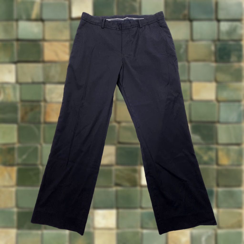 Theory Theory Mens Dress Pants Chino Black Wool Blend Stretch 29" Inseam Flat Front Regular 34 Size US 34 / EU 50 - 1 Thumbnail