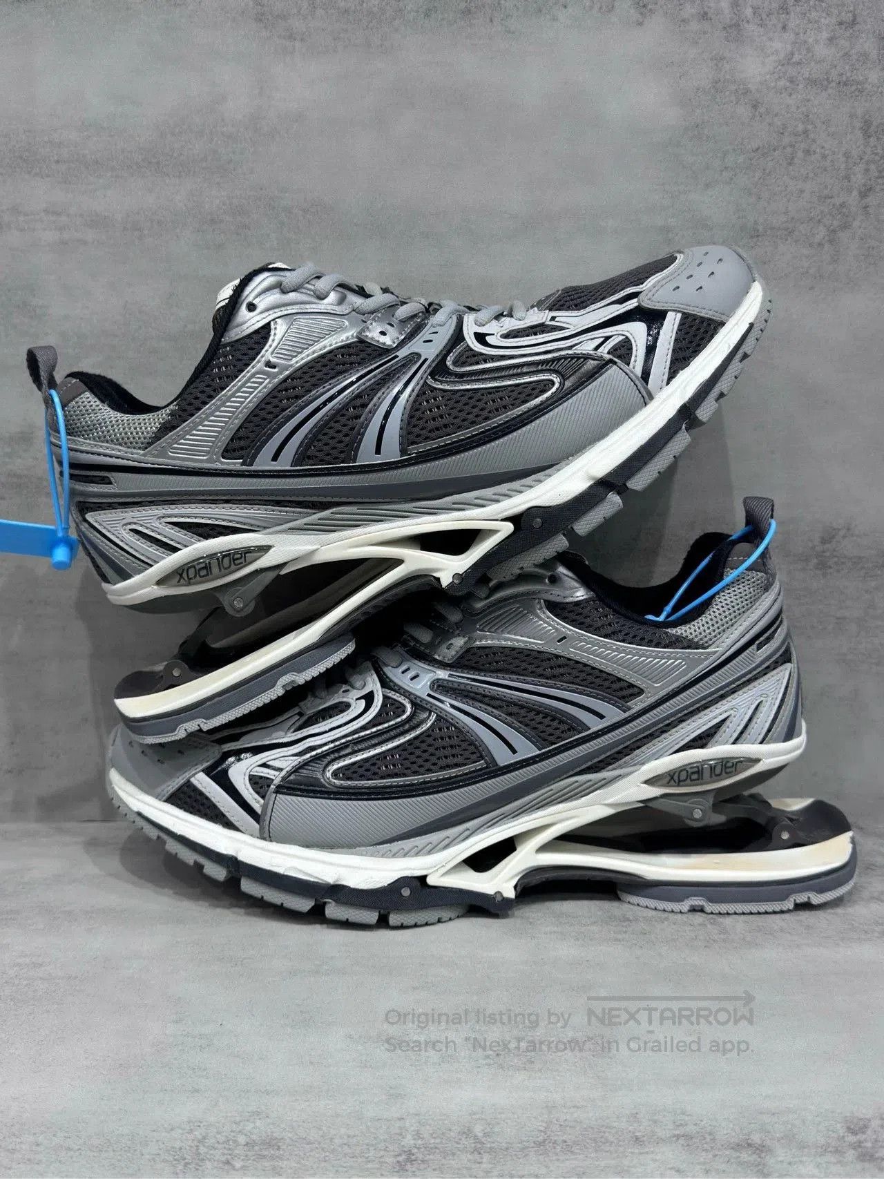 Balenciaga Balenciaga X-PANDER Distressed Sneakers. Size US 12 / EU 45 - 2 Thumbnail