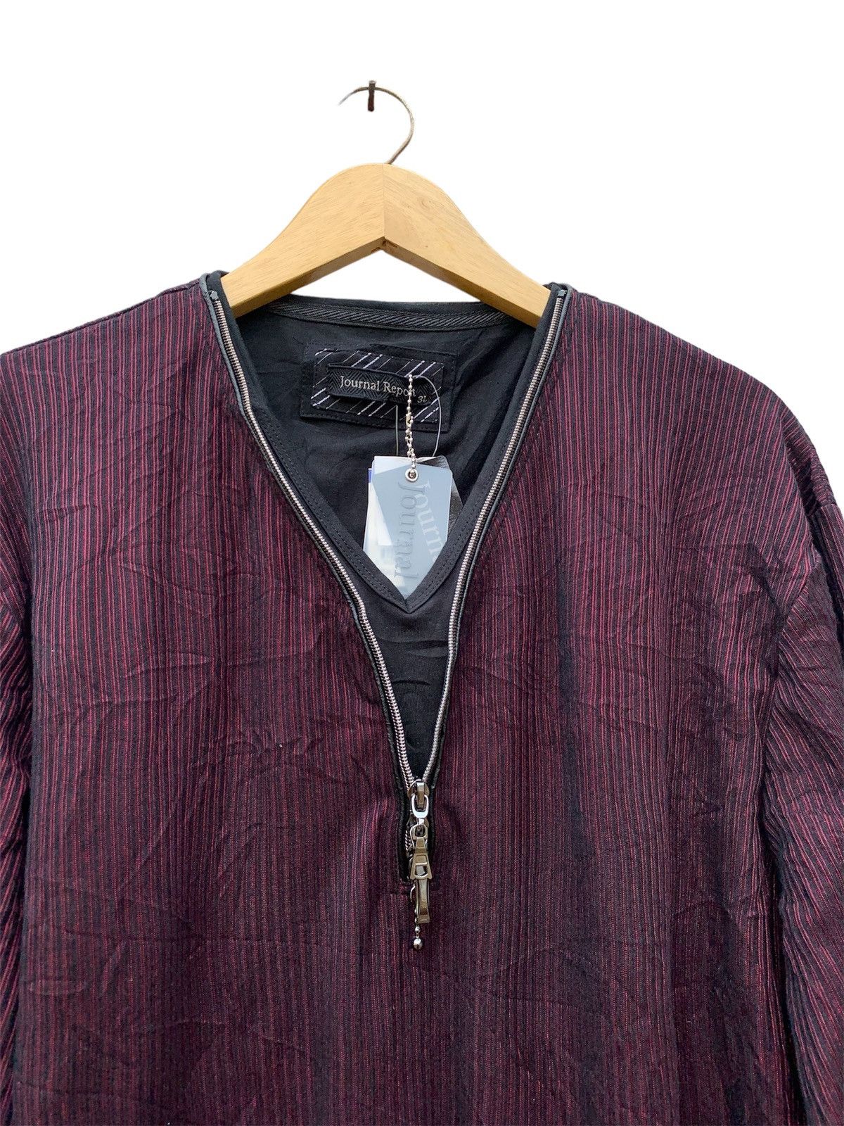 If Six Was Nine × Japanese Brand × Le Grande Bleu (L.G.B.) Journal standar multi zipper longsleeave Size US XL / EU 56 / 4 - 6 Thumbnail