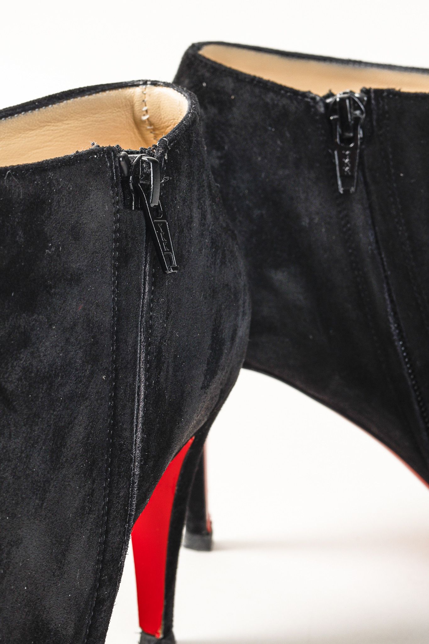Christian Louboutin Christian Louboutin Belle 85 Veau Velours Ankle Booties Size US 9.5 / IT 39.5 - 8 Thumbnail