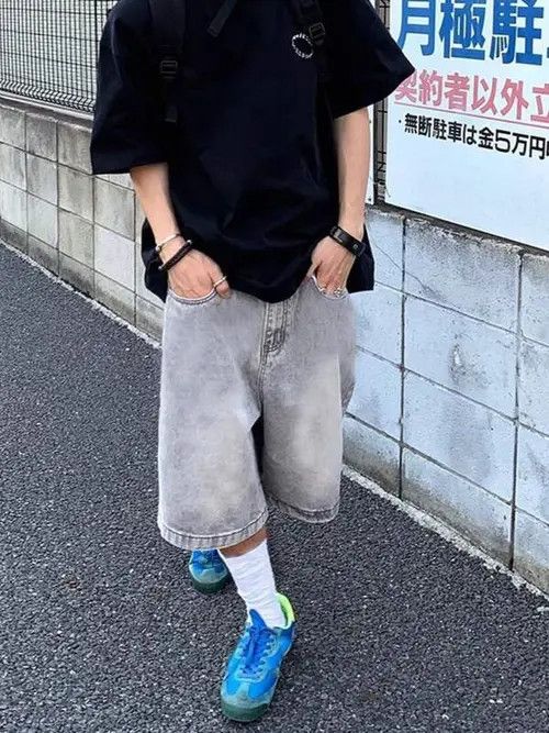 Japanese Brand × Vintage VINTAGE Y2K RETRO jorts shorts DRIP Size US 36 / EU 52 - 3 Thumbnail
