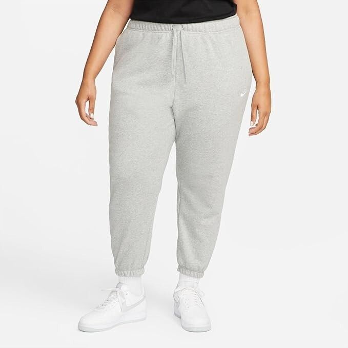 Nike Nike DV5084 Fleece Sweatpants Heather Grey ( 3X ) Size 24" / US 00 / IT 34 - 1 Thumbnail