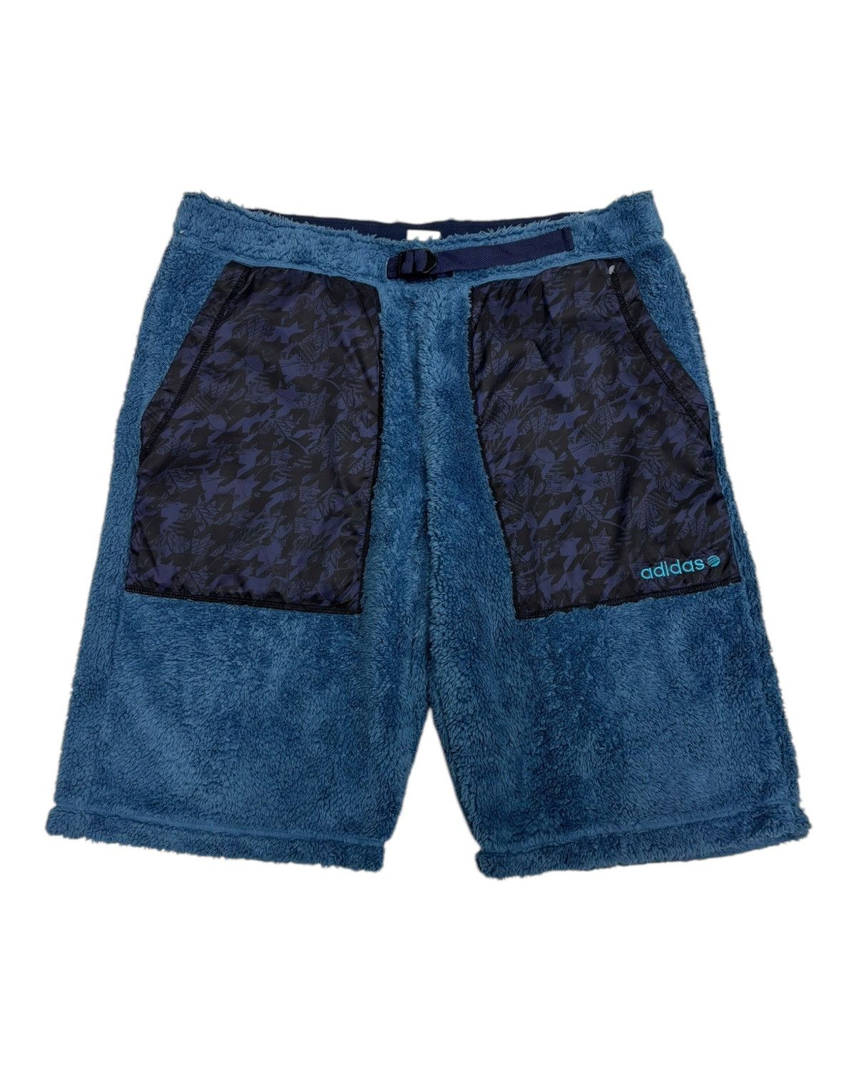 Adidas × Japanese Brand Vintage Adidas NEO Fleece Comfy Short Pants Size US 34 / EU 50 - 1 Thumbnail