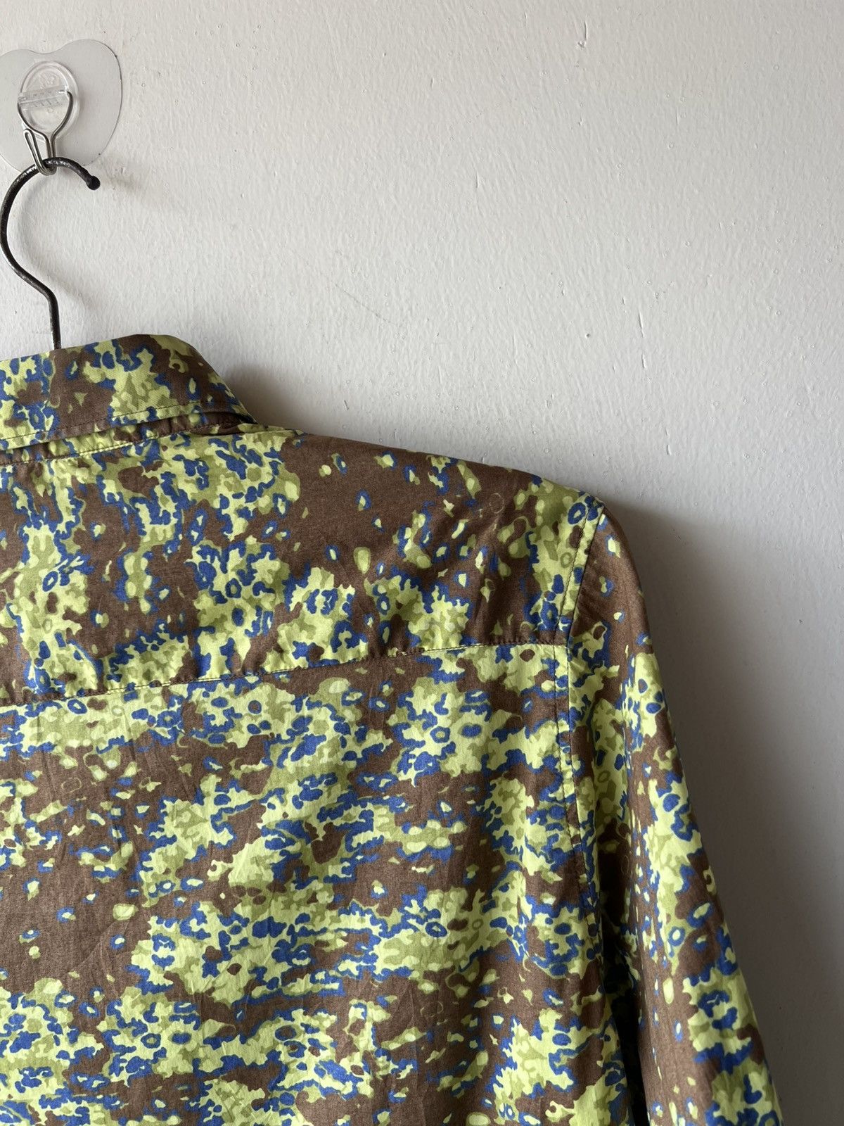 A.P.C. Vintage A.P.C. Made in France Camouflage Long Sleeve Shirt Size US M / EU 48-50 / 2 - 16 Thumbnail