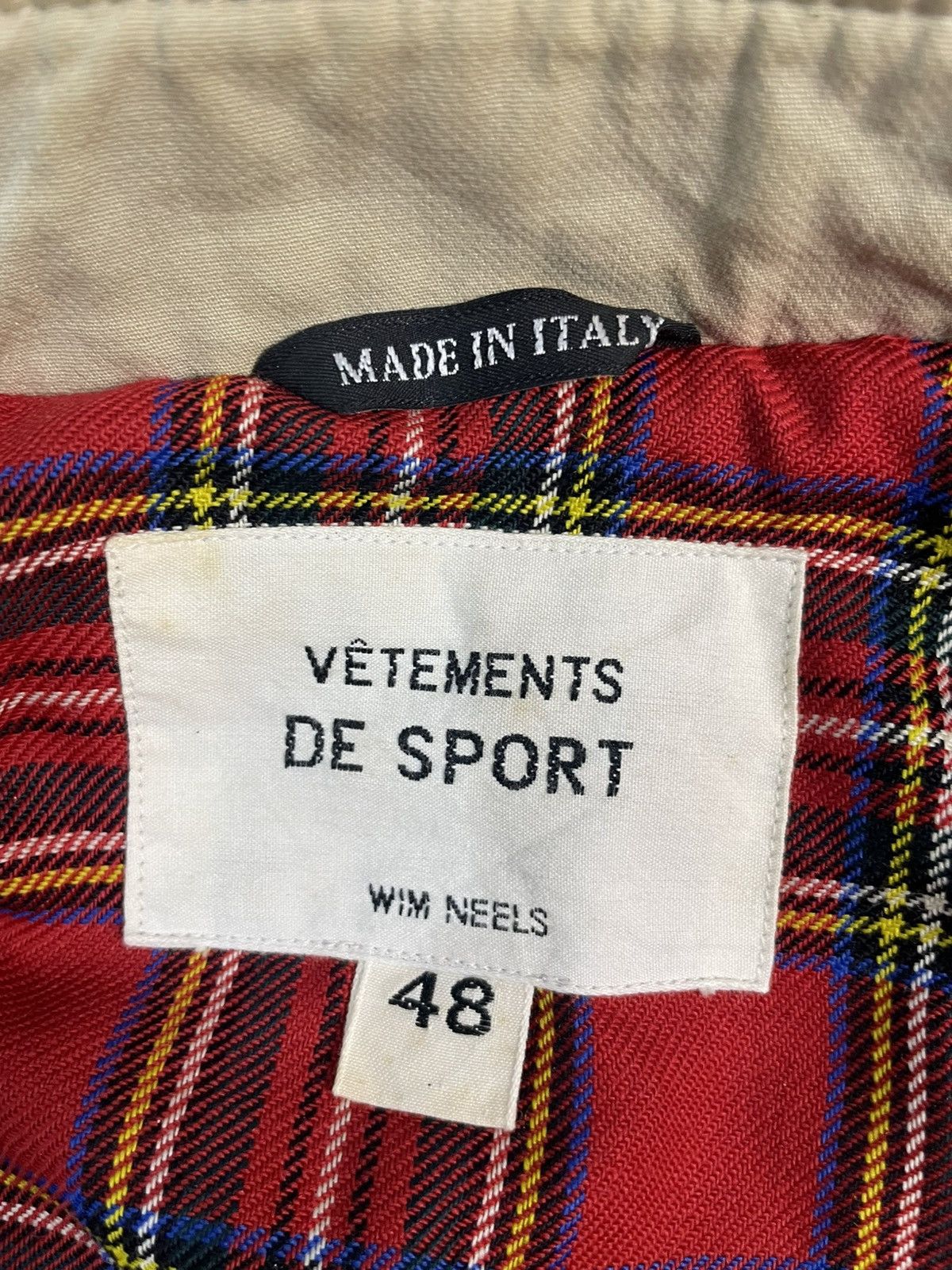Vetements De Sport By Wim Neels Wim Neels Vêtements de Sport Archive Minimal Utility Jacket Size US M / EU 48-50 / 2 - 6 Thumbnail