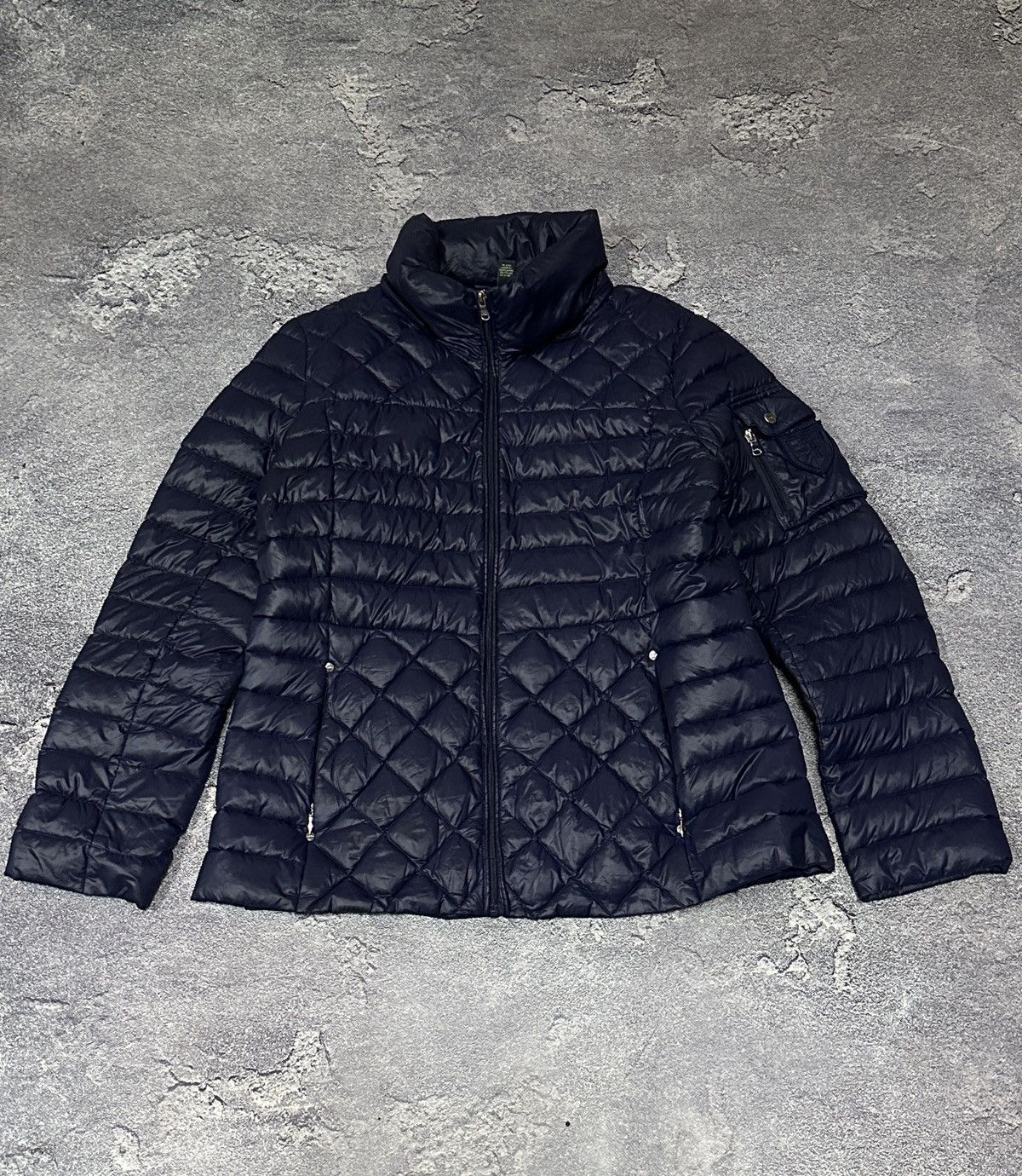 Lauren Ralph Lauren Lauren Ralph Lauren Women's Navy Blue Down Puffer Jacket Size L / US 10 / IT 46 - 3 Thumbnail