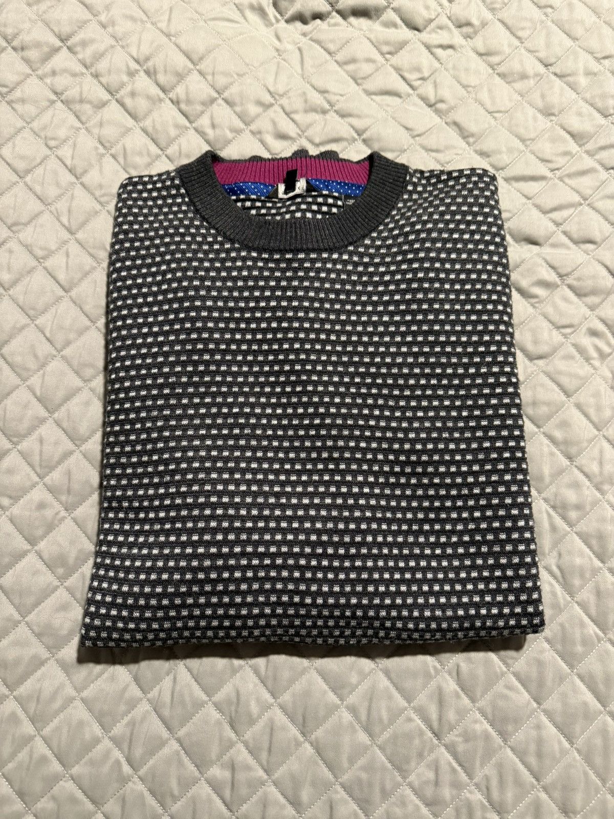 Ted Baker Ted Baker Jacquard Sweater (Size 4) Size US M / EU 48-50 / 2 - 1 Thumbnail