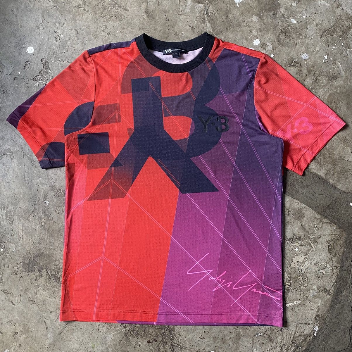 Palace × Y-3 Palace Y-3 Yohji Yamamoto Football Jersey in
