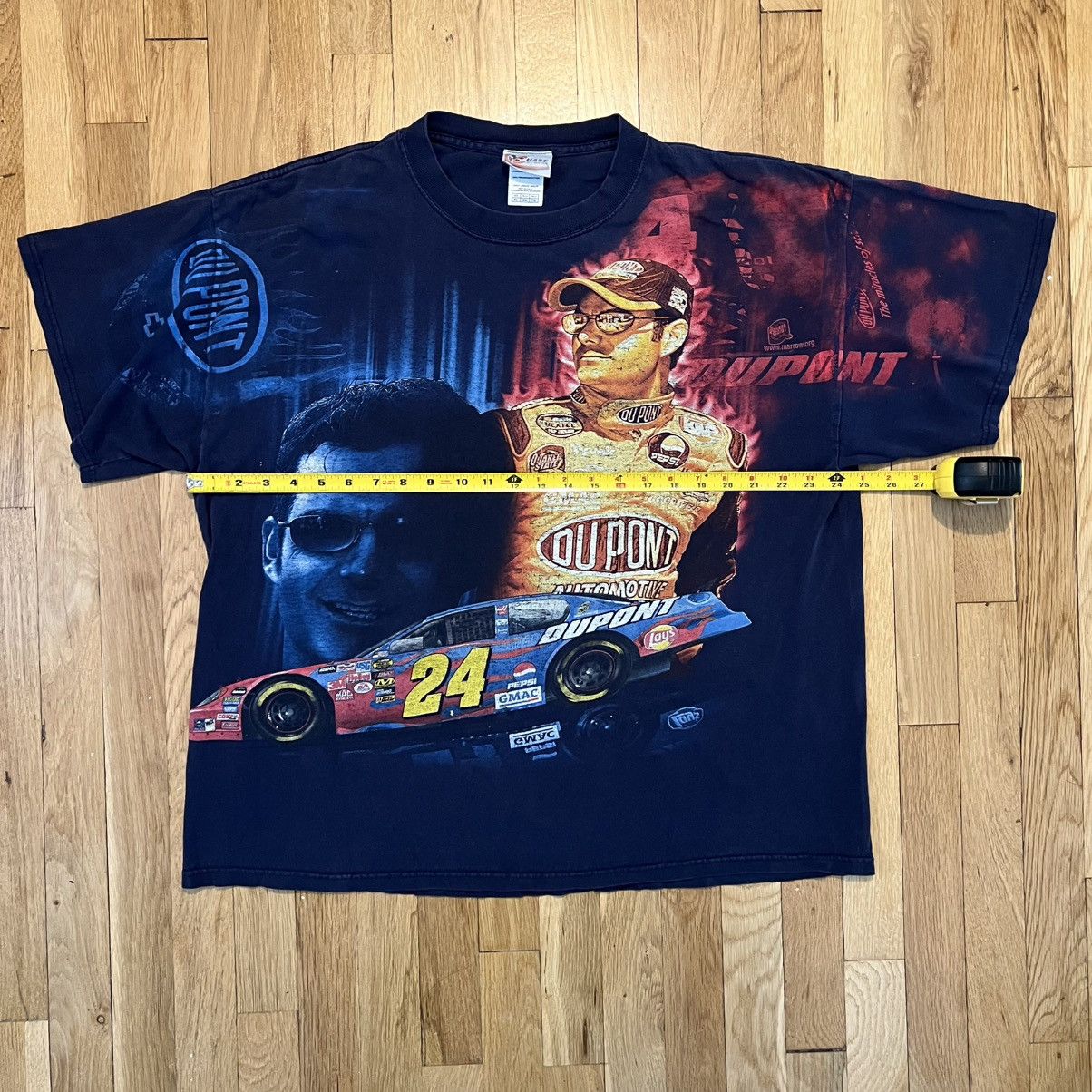 Chase Authentics Chase Authentics NASCAR Jeff Gordon #24 AOP XL Navy T Shirt Size US XL / EU 56 / 4 - 4 Thumbnail
