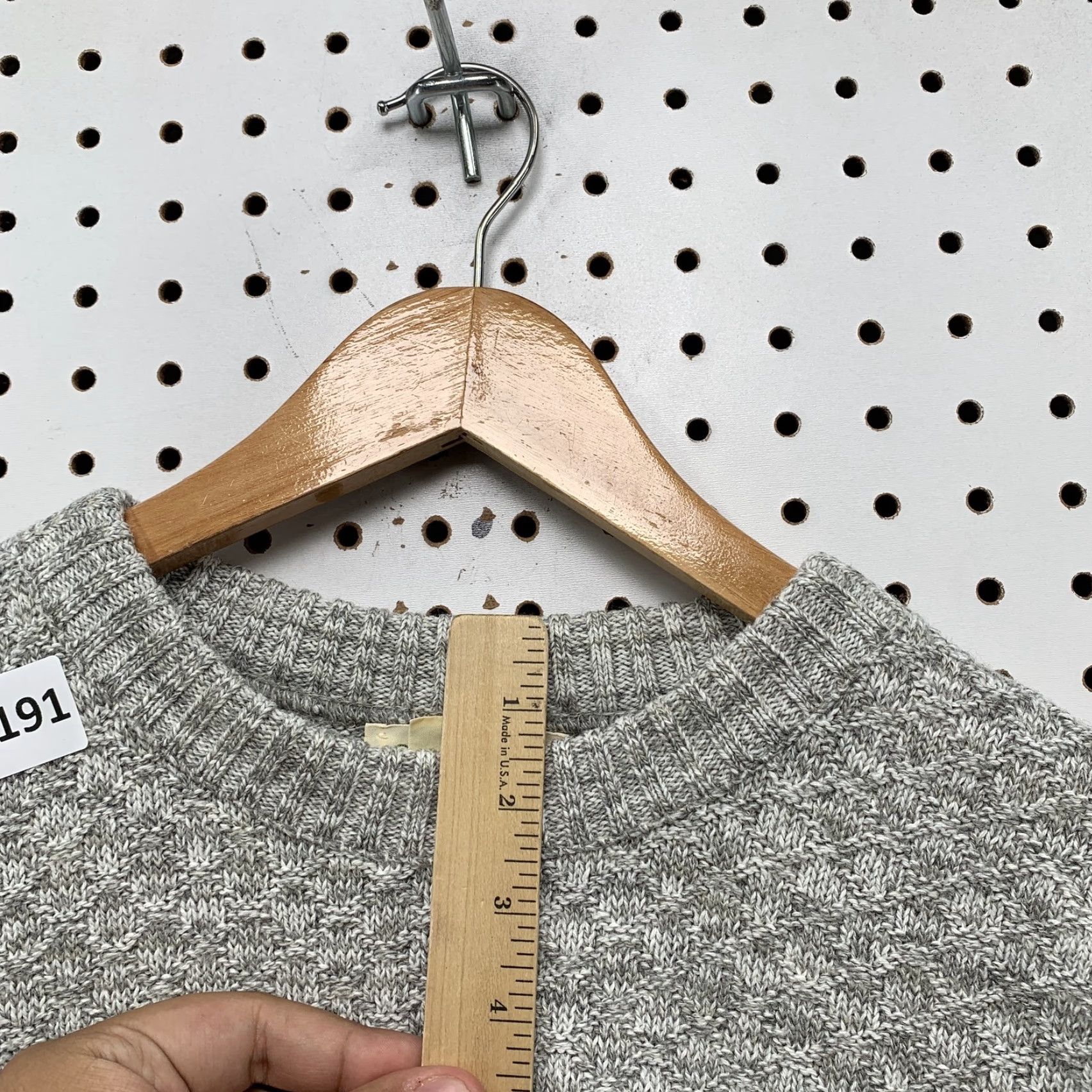 Vintage Vintage 90s St. John's Bay Gray Black Green Knitted Crew Neck Sweatshirt Mens Medium Casual Geometric Pattern Size US M / EU 48-50 / 2 - 6 Thumbnail
