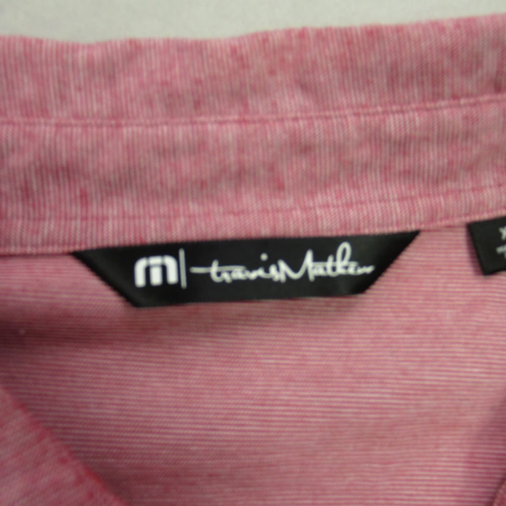 TravisMathew Travis Mathew Polo Shirt Mens XL Golf Pink Short Sleeve Lightweight Outdoors Regular Fit Shirt Size US XL / EU 56 / 4 - 3 Thumbnail