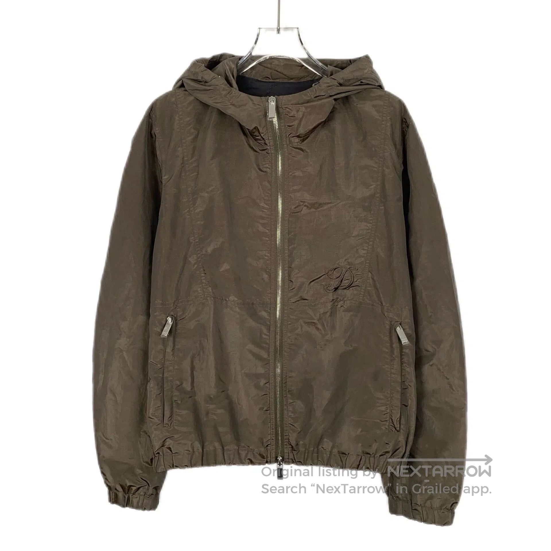 Dior Dior Brown Logo Embroidered Hooded Jacket. Size US M / EU 48-50 / 2 - 1 Thumbnail