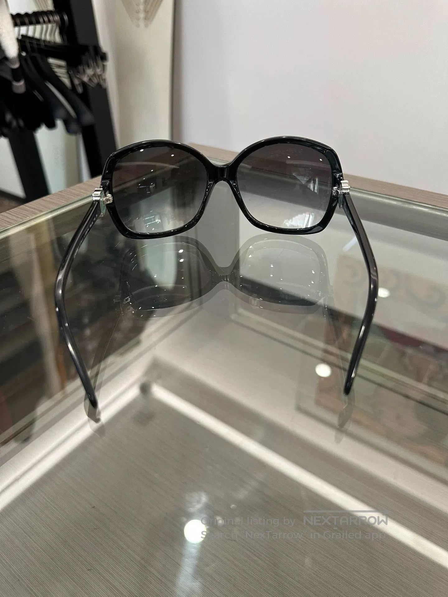 Chanel Chanel Side Double C Green Sunglasses. Size ONE SIZE - 5 Thumbnail