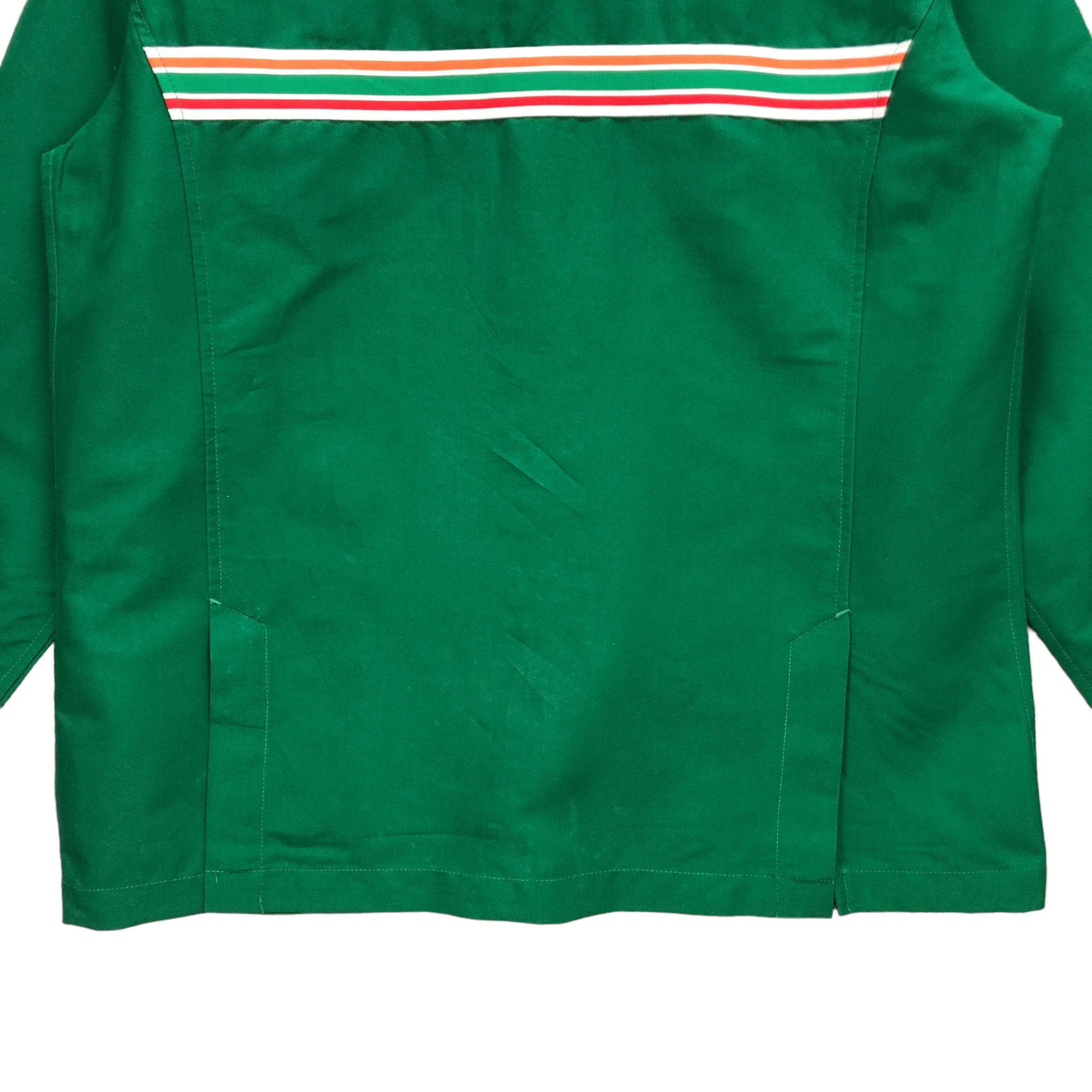 Japanese Brand 7 ELEVEN GREEN LONG SLEEVE UNIFORM JACKET #7324-129 Size US M / EU 48-50 / 2 - 10 Thumbnail