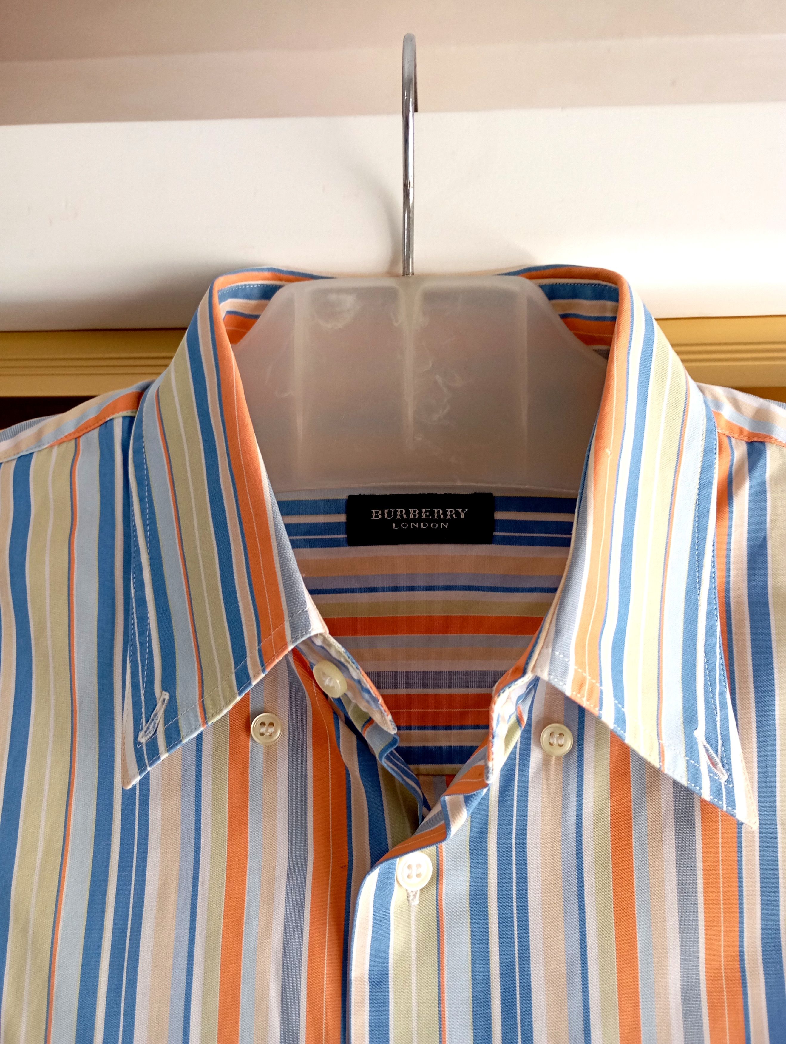 Burberry Burberry shirt summer striped short sleeve size M Size US M / EU 48-50 / 2 - 5 Thumbnail