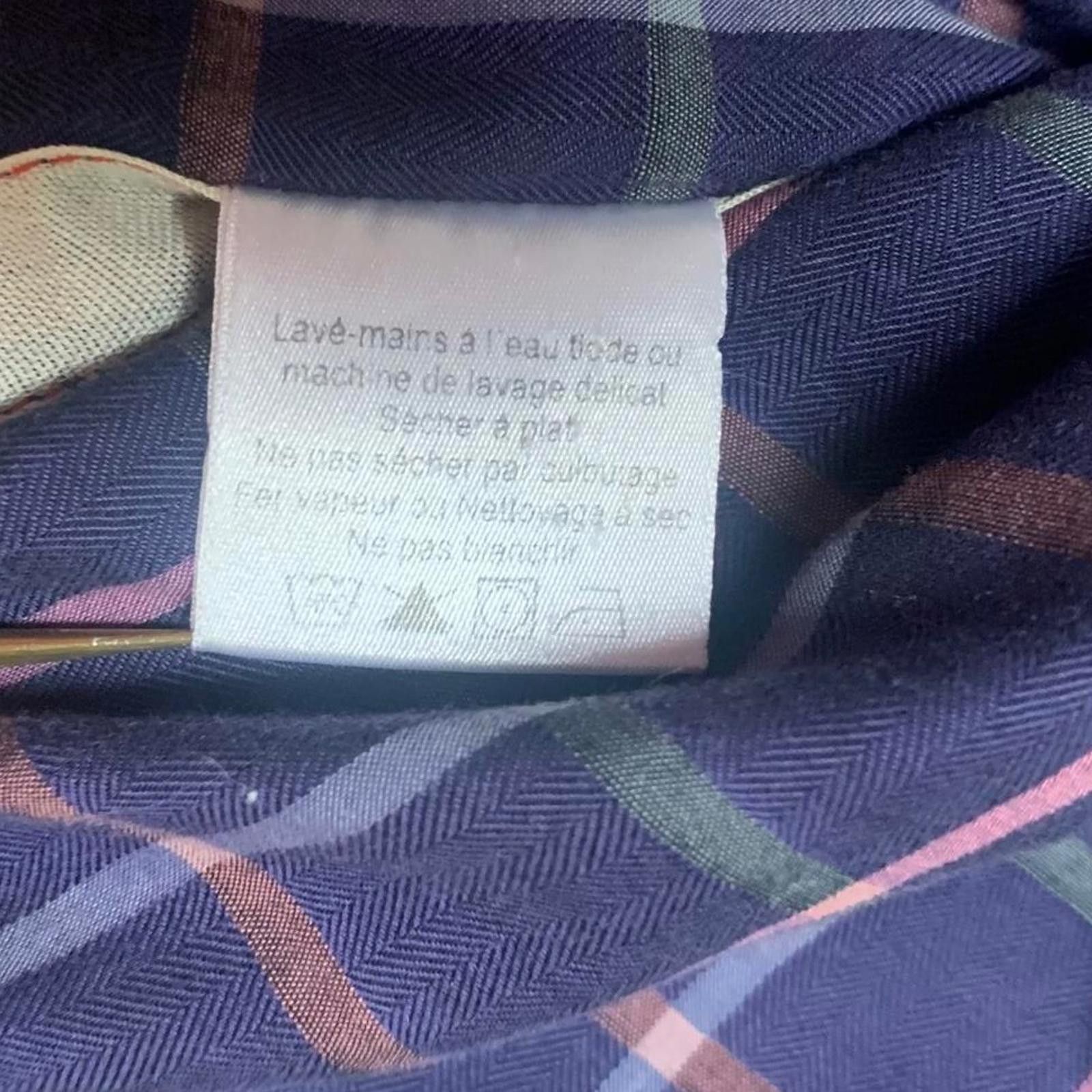 Other Borgo Ognissanti 28 Men's M Blue Plaid Button Shirt Size 38R - 10 Thumbnail