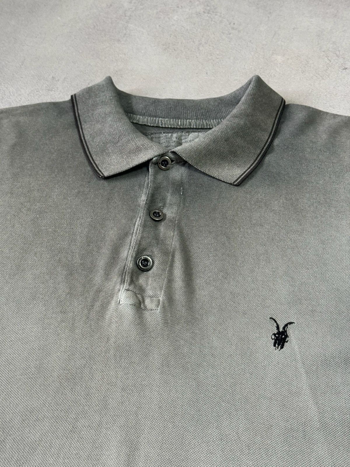 Allsaints Vintage Allsaints Polo Shirt Mens Avant-Garde Grunge 90s Size US L / EU 52-54 / 3 - 5 Thumbnail