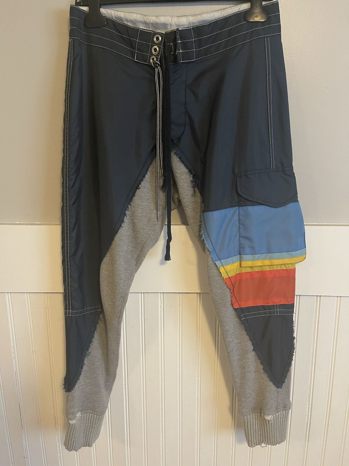 Greg Lauren 50/50 Navy Birdwell Terry Pant 1 Size US 30 / EU 46 - 1 Thumbnail