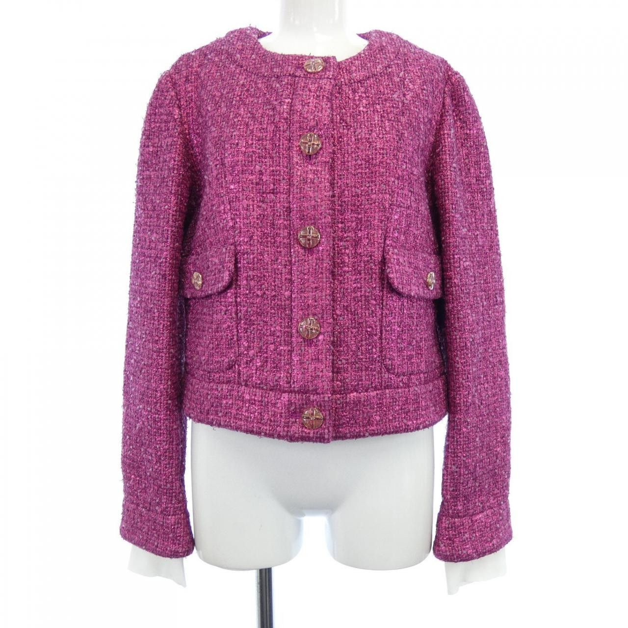 Chanel Chanel Chanel P74768V66364 Collarless Jacket Others Outerwear P74768V66364 DUTY FREE for USA Size ONE SIZE - 1 Thumbnail
