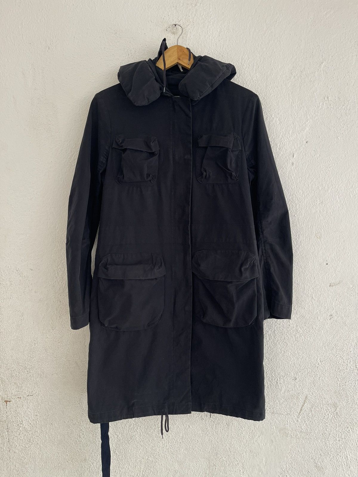 Helmut Lang SS2000 Helmut Lang Pillow Neck Bondage Field Parka Jacket Size US S / EU 44-46 / 1 - 2 Thumbnail