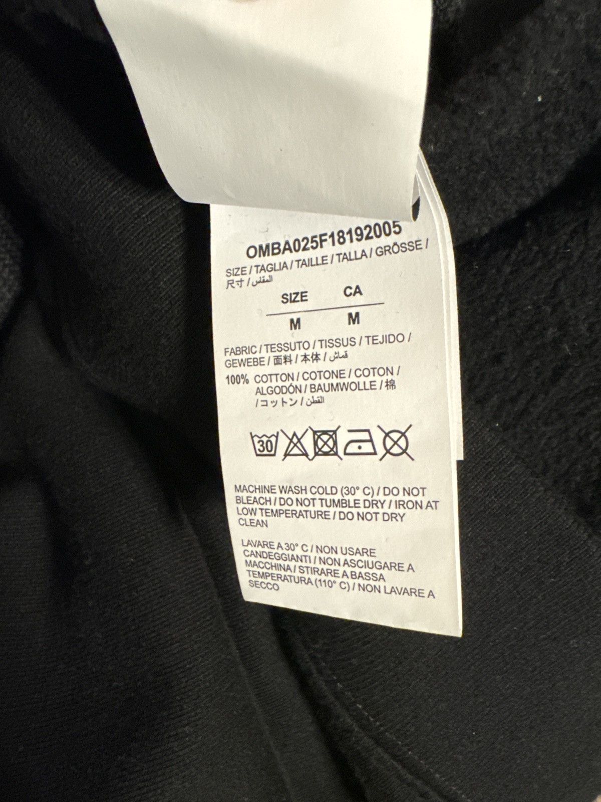Off-White Off White Gradient Black Sweatshirt Size US M / EU 48-50 / 2 - 5 Thumbnail