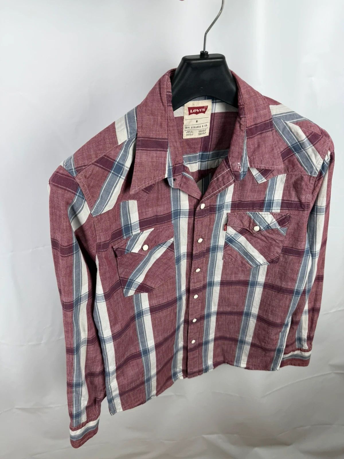 Levi's Levis Plaid Shirt Native Collared Men size M Size US M / EU 48-50 / 2 - 6 Thumbnail