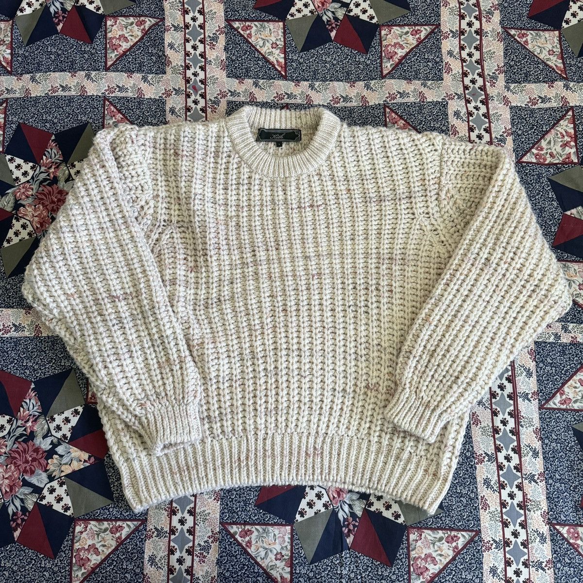 Kith × Streetwear KITH Lyon Sweater 'Rye' sz L | Grailed