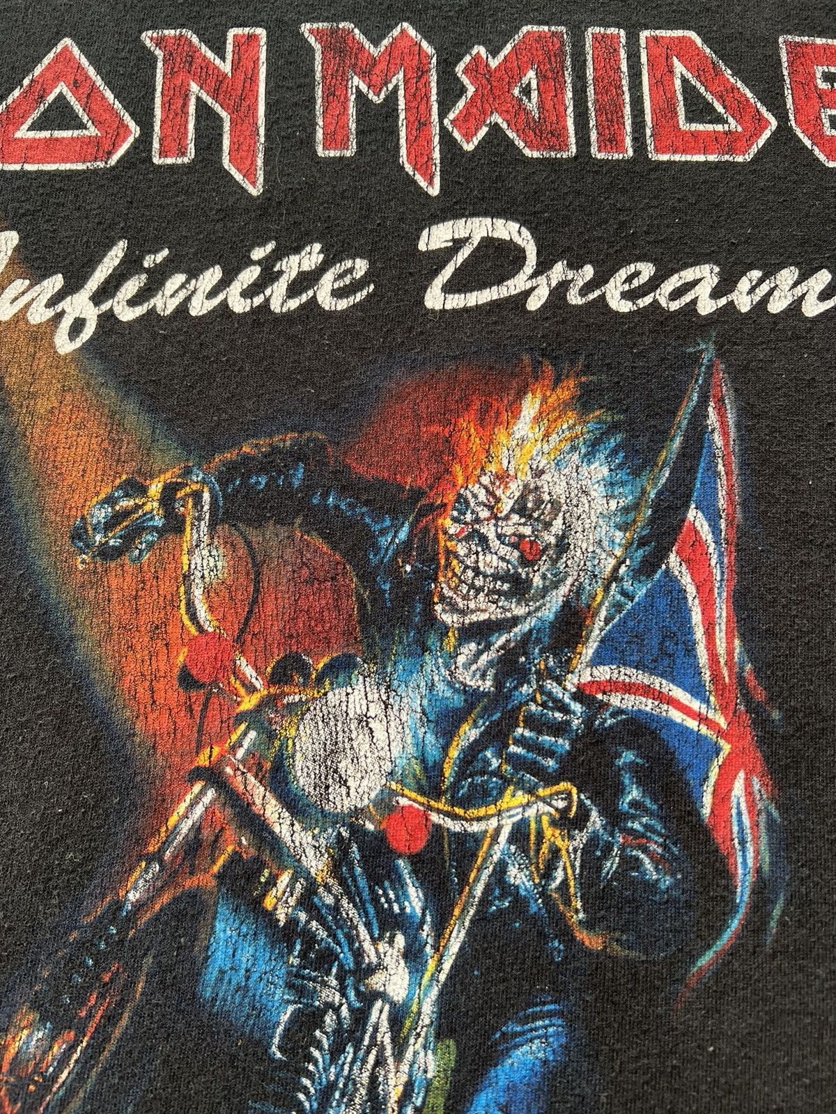 Band Tees Vintage 2007 Iron Maiden Infinite Dreams Black T-shirt Size US XL / EU 56 / 4 - 5 Thumbnail