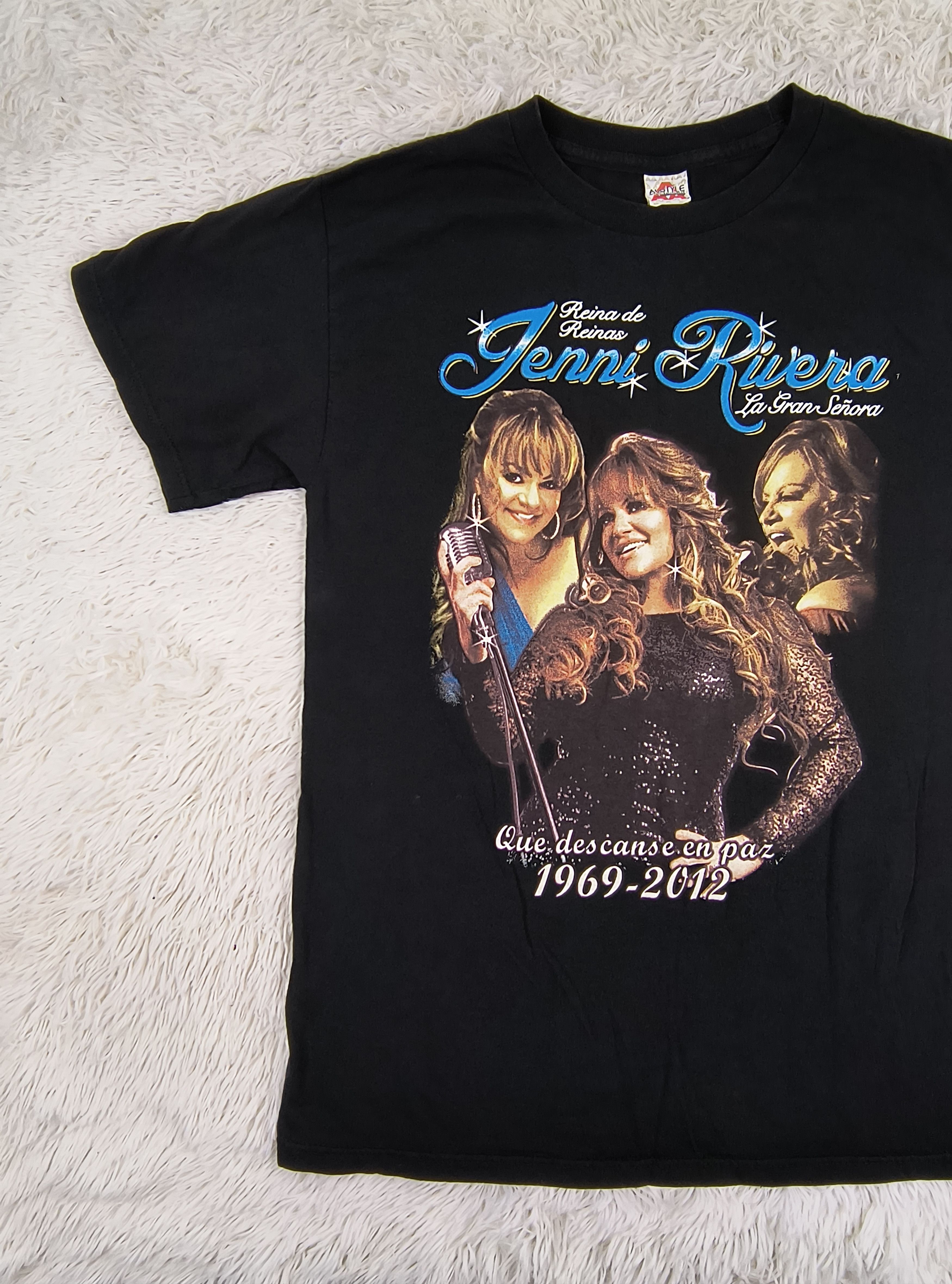 AAA In memory of Jenni Rivera 1969 - 2012 tee Size US M / EU 48-50 / 2 - 4 Thumbnail
