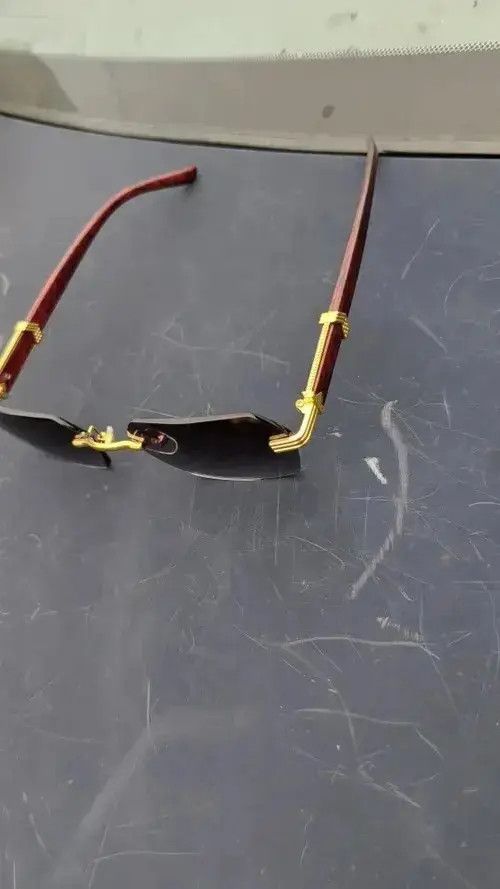 Other Rimless Square Sunglasses Size ONE SIZE - 3 Thumbnail