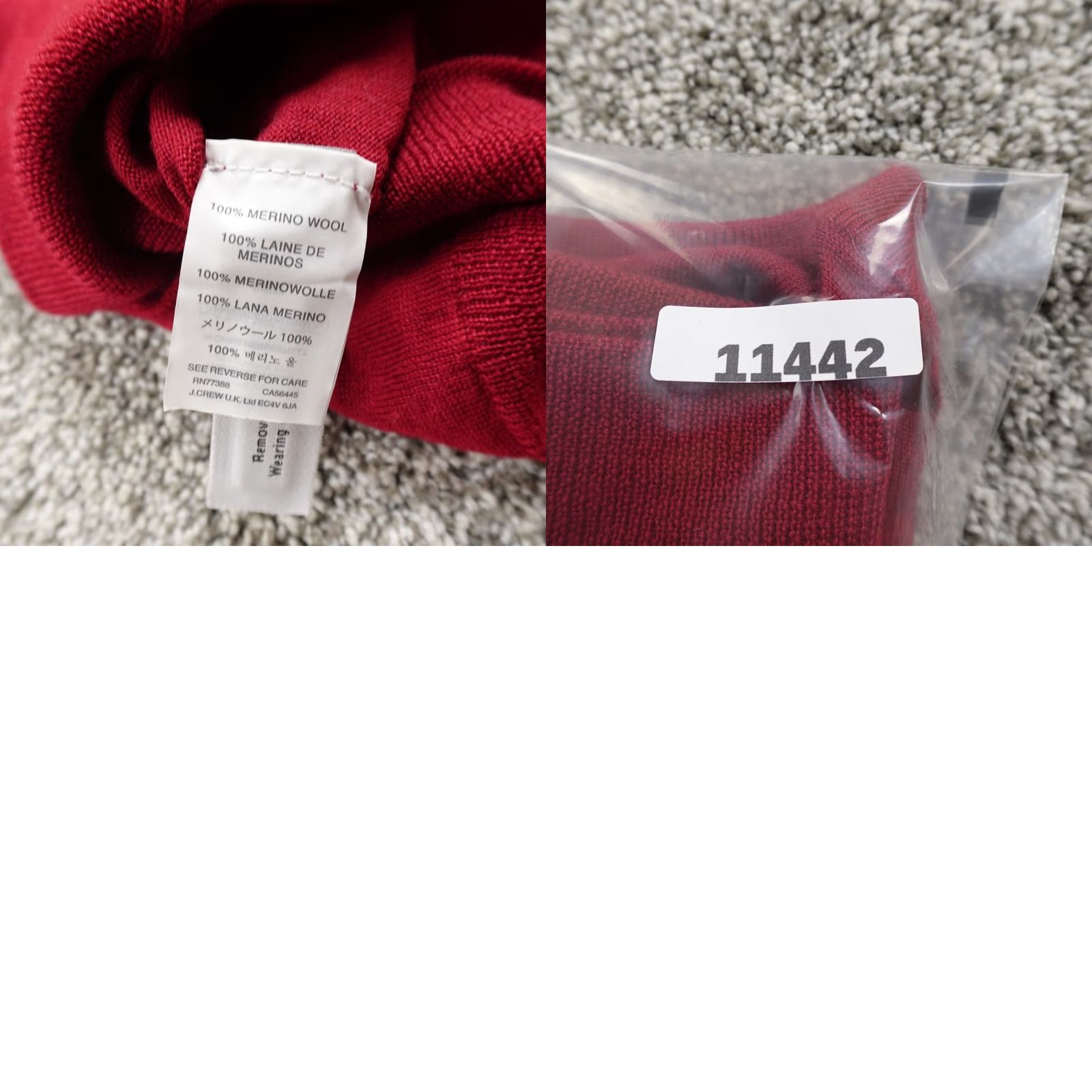J.Crew J.CREW Sweater Womens M Red Merino Wool Pullover Crewneck Preppy Soft Sweatshirt Casual Workwear Size M / US 6-8 / IT 42-44 - 9 Thumbnail