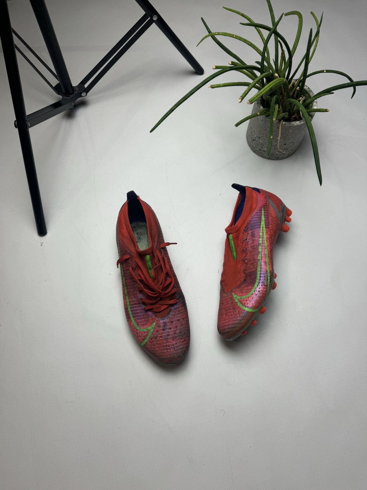 Nike × Vintage Rare Nike Mercurial flyknit boots Size US 9 / EU 42 - 13 Thumbnail