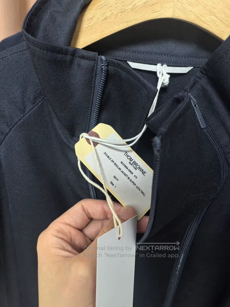 Thom Browne Thom Browne Double-Zip Jacket Dark Blue Size US S / EU 44-46 / 1 - 6 Thumbnail