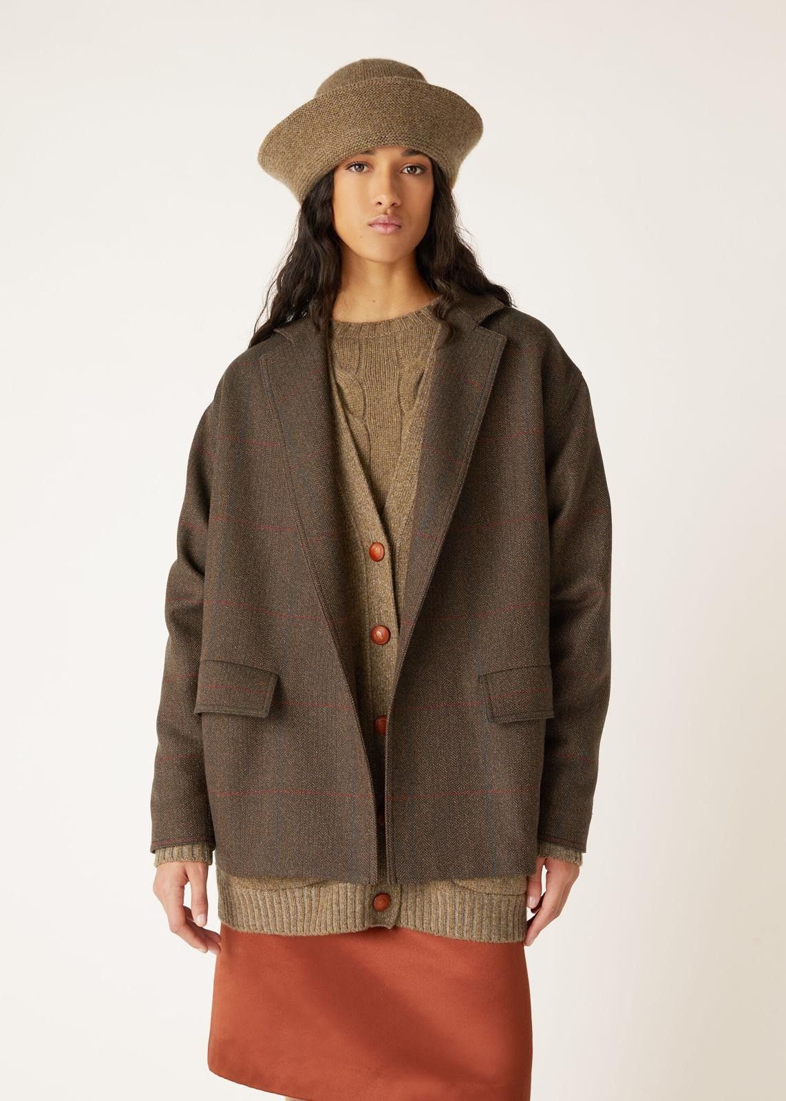 Loro Piana o1srvl11e0825 FAO2262 Grace Single-breasted Jacket in Brown Size L / US 10 / IT 46 - 6 Thumbnail