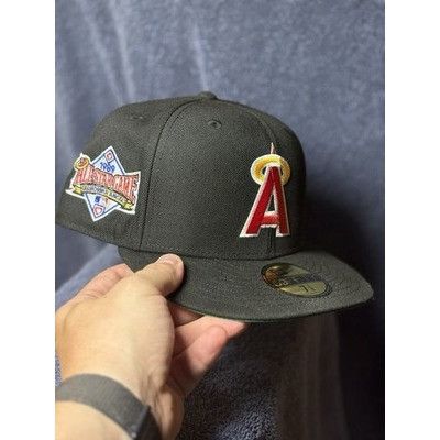 New Era Hat Club Angels Cooperstown Patch Drop 59FIFTY 7 3/8 Deadsto Size ONE SIZE - 6 Thumbnail