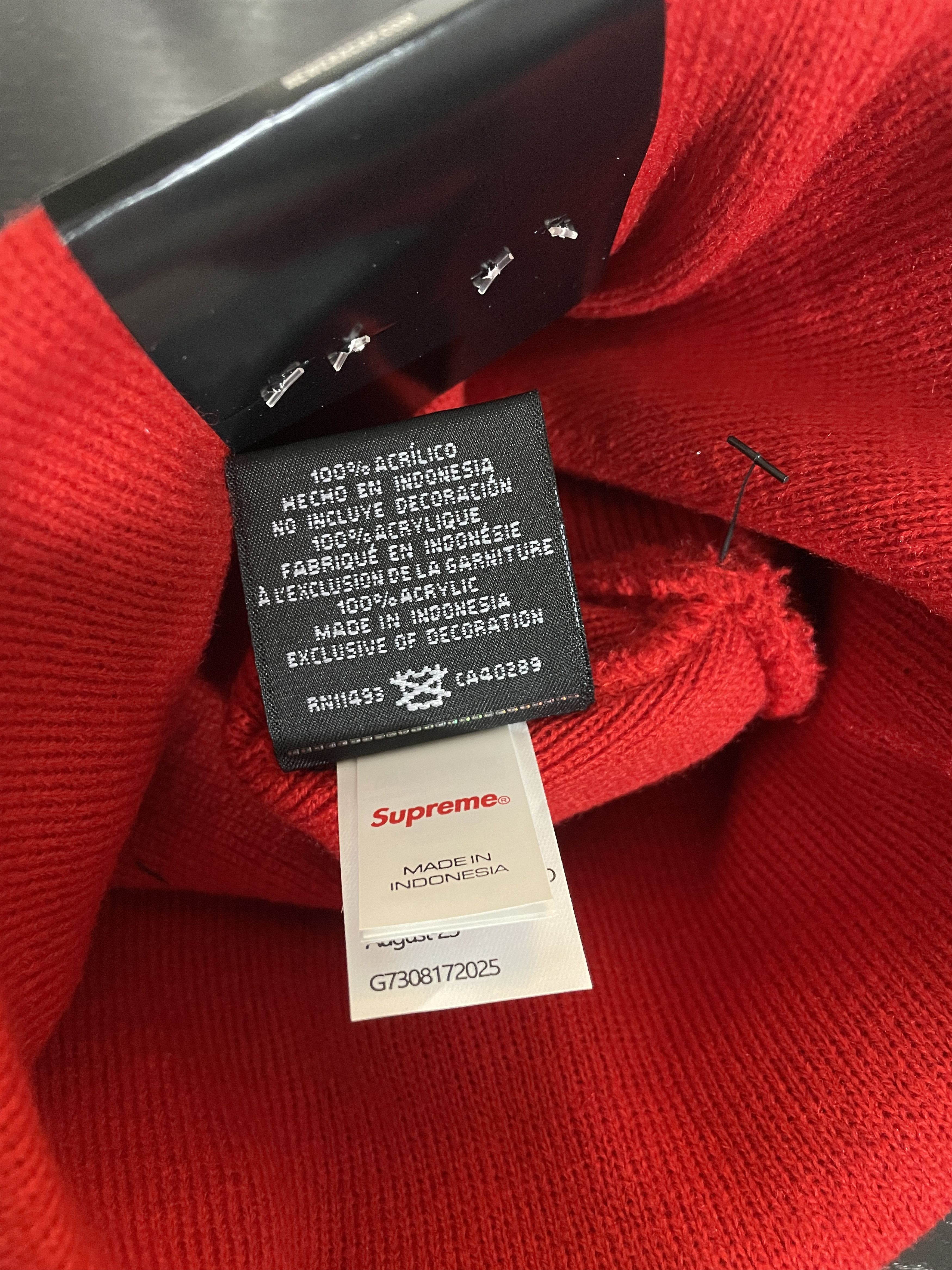 Supreme TRIBAL S LOGO BEANIE Size ONE SIZE - 5 Thumbnail
