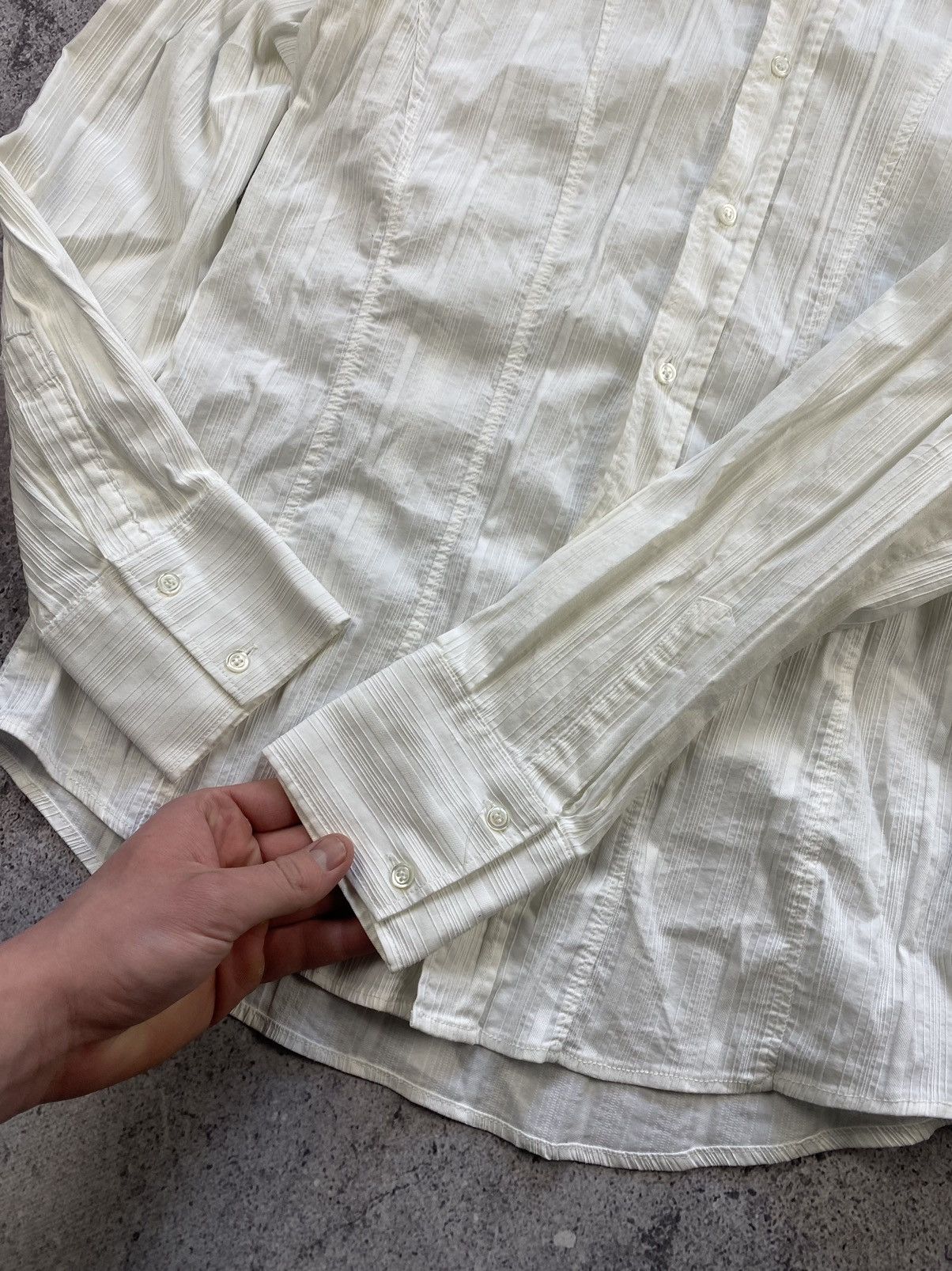 Designer × Japanese Brand × Vintage Made In Italy Nara Chamiche Silk Shirt Medium Abstract Size US L / EU 52-54 / 3 - 2 Thumbnail