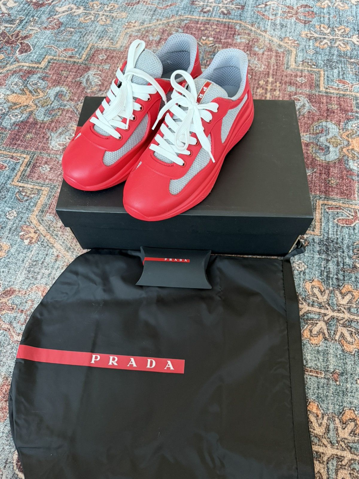 Prada America Cup Soft Rubber Size US 9 / EU 42 - 1 Thumbnail