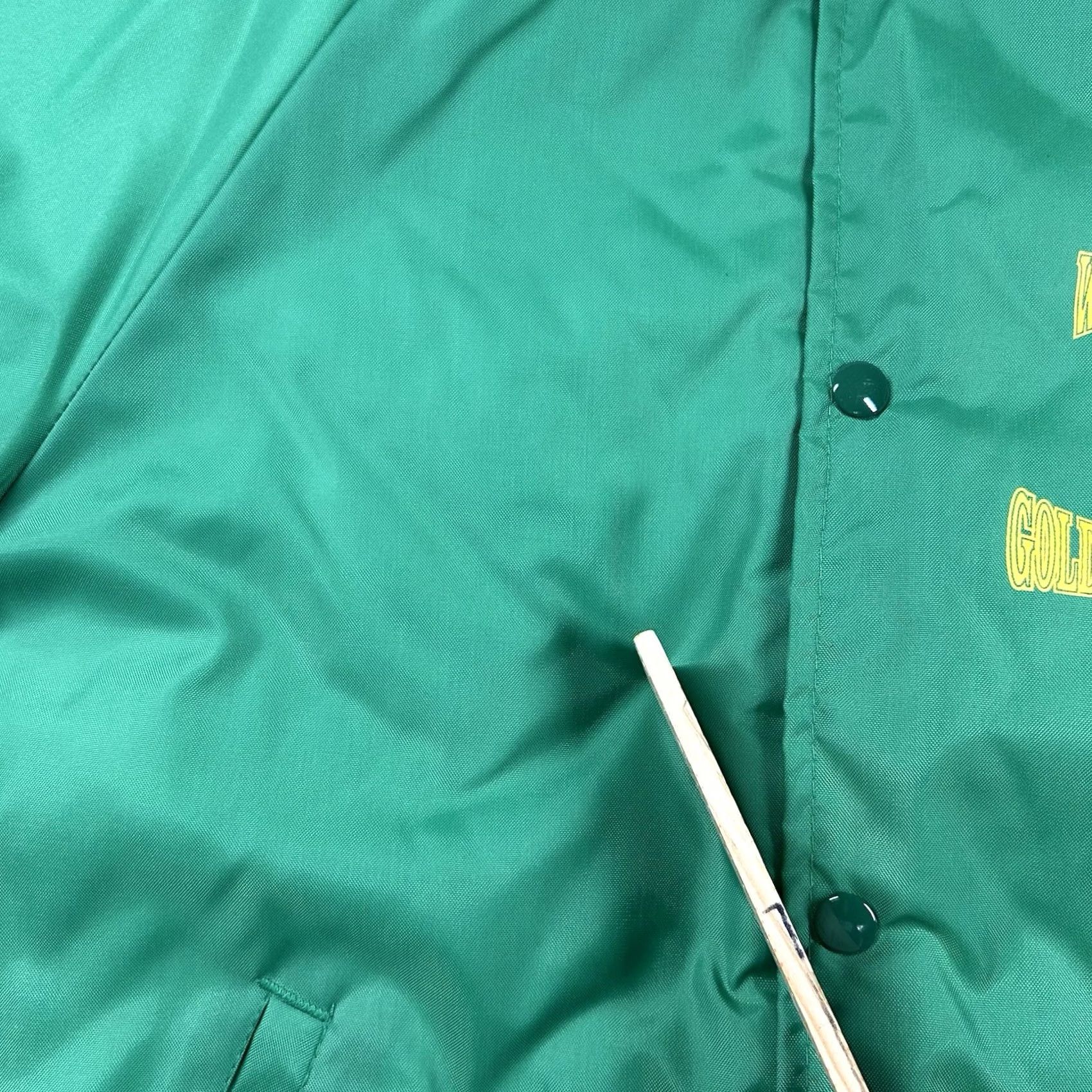 Vintage VINTAGE Westark Bronze Green Satin Bomber Jacket Mens M USA Band 80s 90s Varsity Letterman Pep Rally Shirt? Size US M / EU 48-50 / 2 - 4 Thumbnail