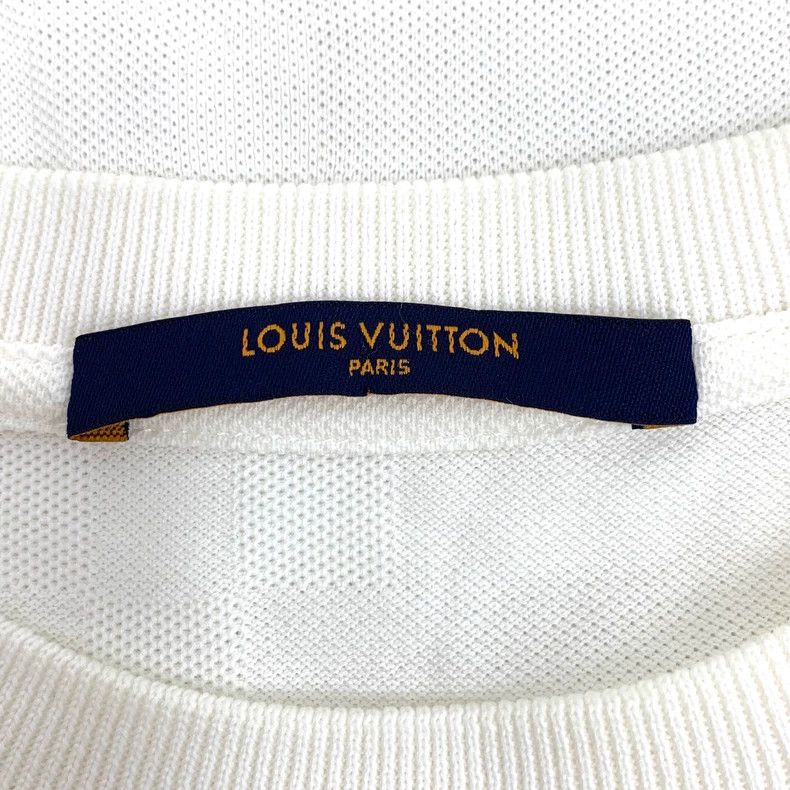 Louis Vuitton Louis Vuitton White dark checkerboard crewneck cotton shor Size US S / EU 44-46 / 1 - 5 Thumbnail