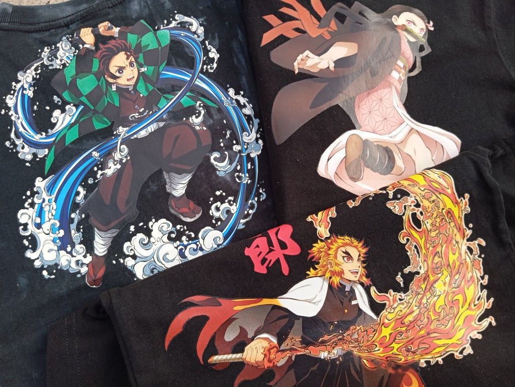 Japanese Brand Demon Slayer 🎬🍿 Anime Tshirt Size US XXS / EU 40 - 1 Thumbnail