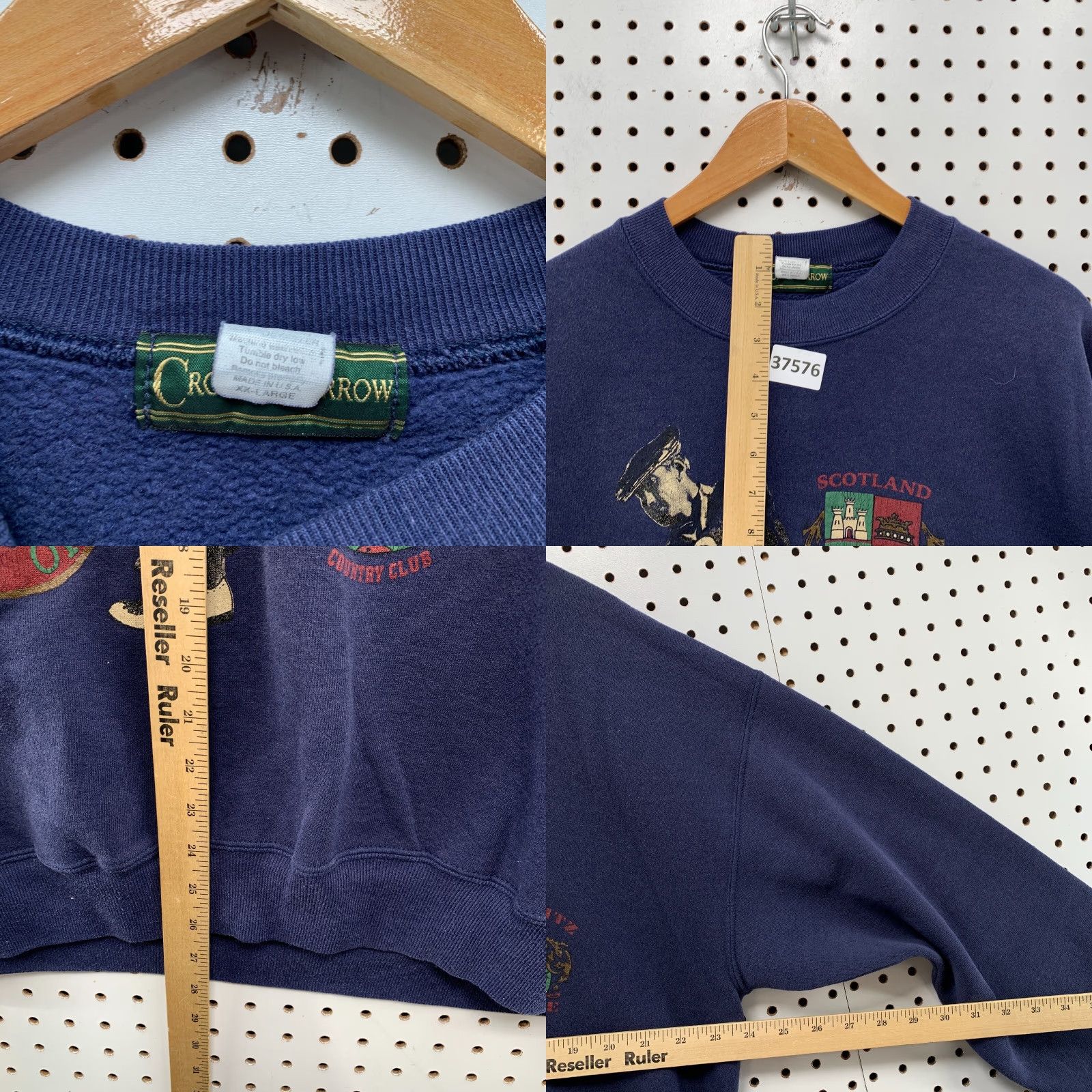 Croft & Barrow VINTAGE Croft & Barrow Sweatshirt Mens XL Blue Golf Graphic Crewneck USA 90s Pullover Sweatshirt Mens Size US XL / EU 56 / 4 - 8 Thumbnail